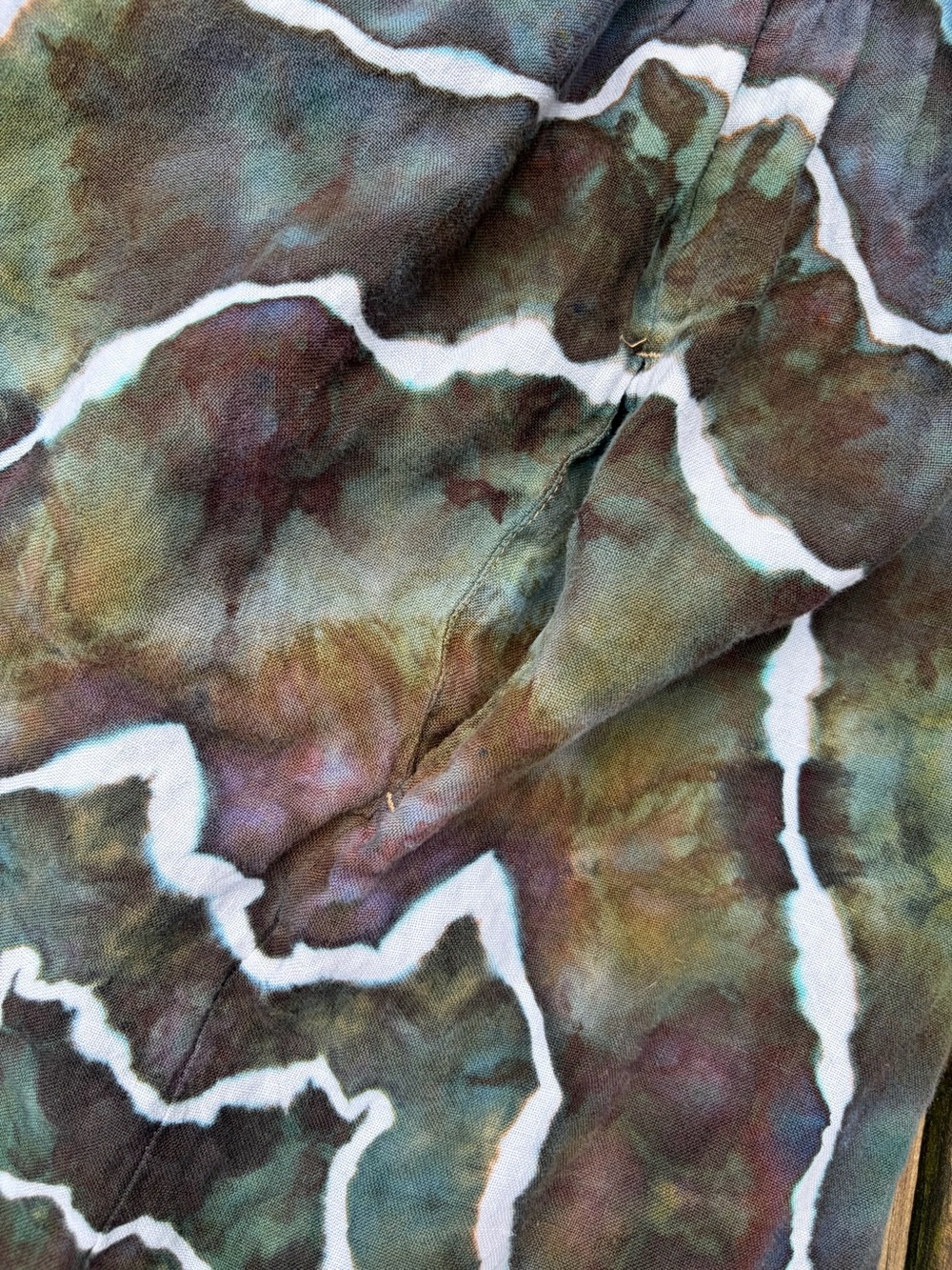 notPERFECTLINEN Ice Dyed Mama Maxi Dress - Picture 8 of 9
